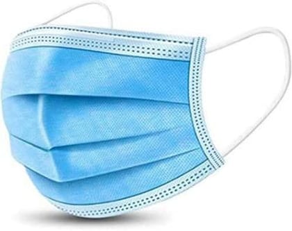 Elecsera SURGICAL-100 mask- 001 Surgical Mask With Melt Blown Fabric Layer (Free Size, Pack of 100, 3 Ply)
