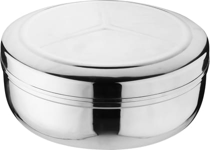 DOKCHAN Stainless Steel Heavy Gauge Multipurpose Stainless Steel Containers for Kitchen | Vertical Canisters | Mirror Glossy Finish (500ml)