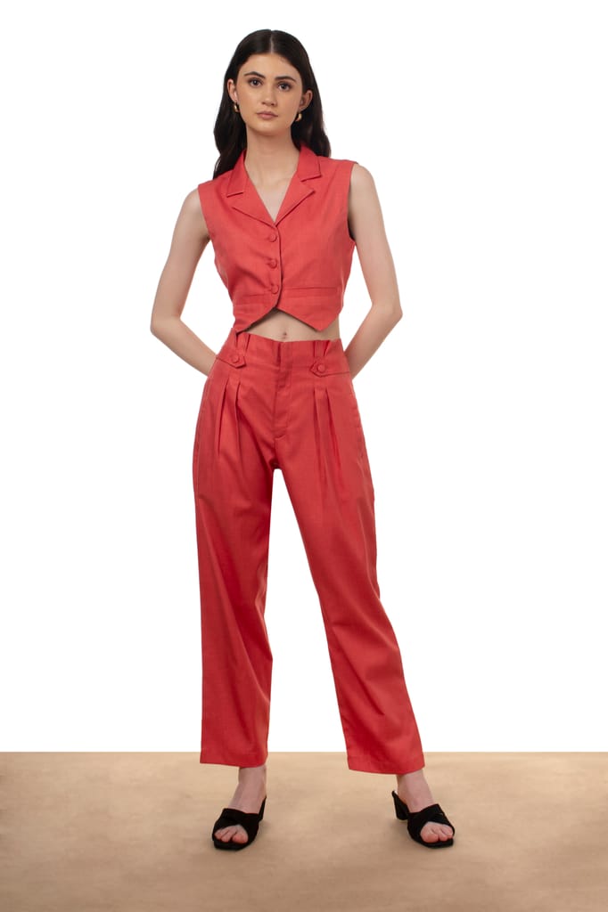 PASTEL ORANGE CO-ORD SET