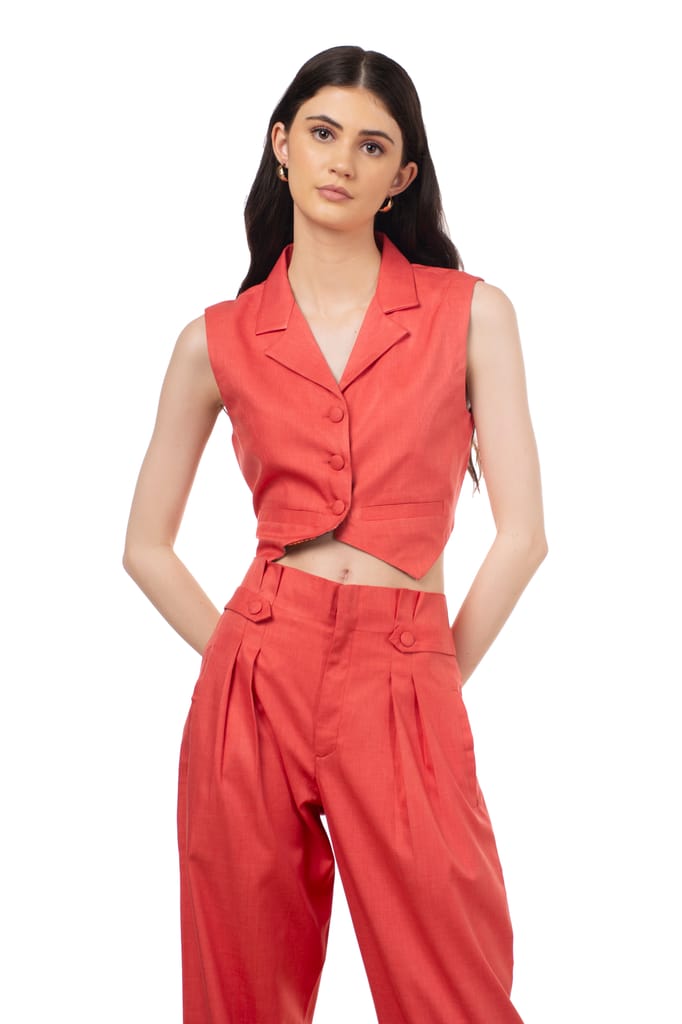 PASTEL ORANGE CO-ORD SET