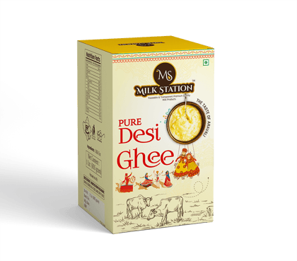 MilkStation Desi Ghee 1 litre CEKA Pack| Made Traditionally from Makkhan (Butter) | Ghee for Better Digestion and Immunity