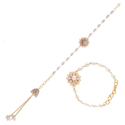 BR66 Daphne Sleek Zircon Gold Silver Plated Rakhi Bracelet For Raksha  Bandhan – Buy Indian Fashion Jewellery