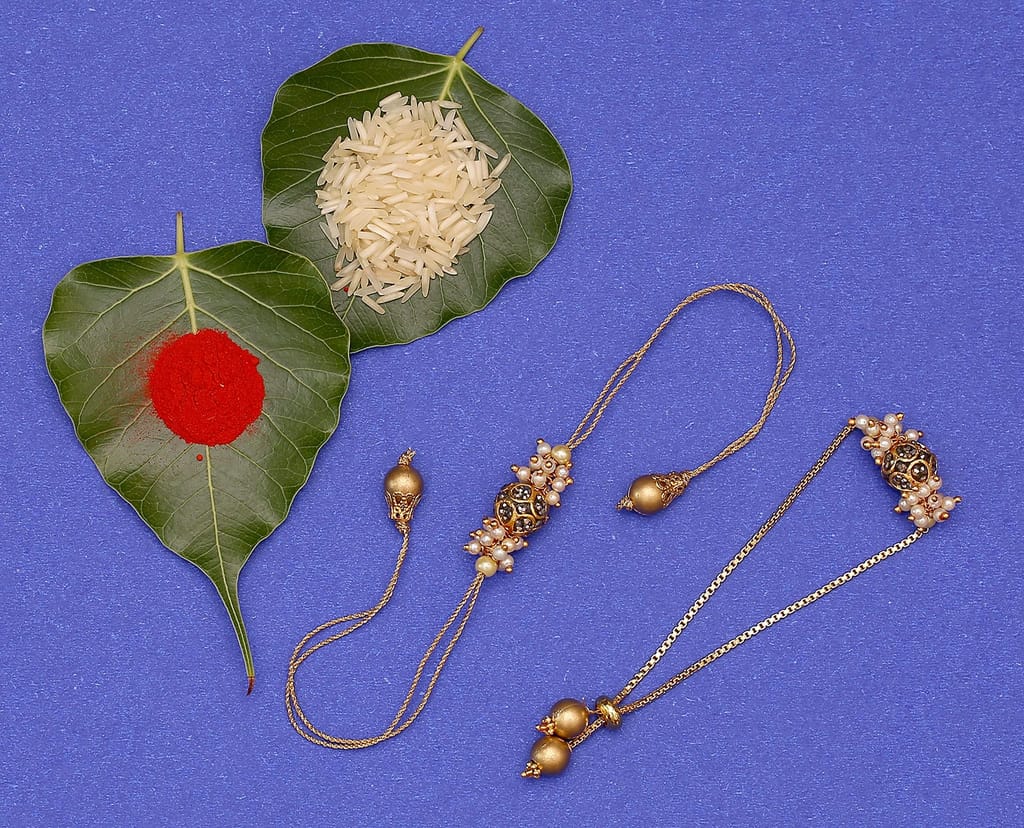 Abhaah Bhaiya bhabhi couple AD Rakhi combo set