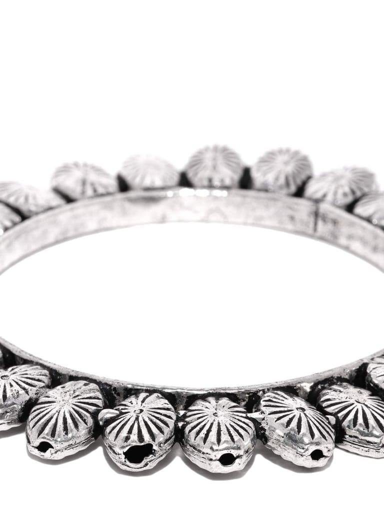 Abhaah Brass Silver Plated Bangle for Women