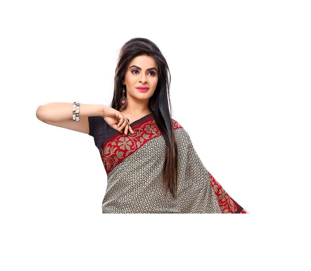 Printed Art Silk Saree