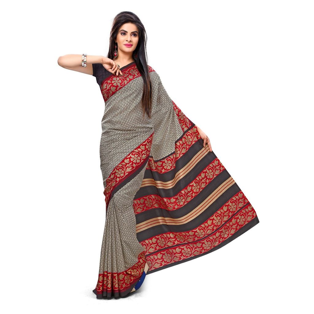 Printed Art Silk Saree