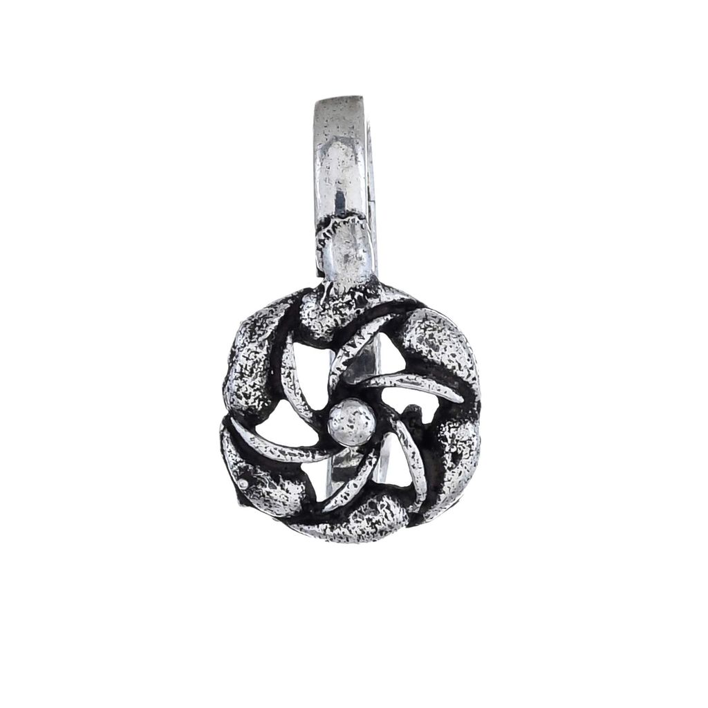 Abhaah Brass Oxidized Silver Choker Necklace & Anklet for Women (Black, Grey)