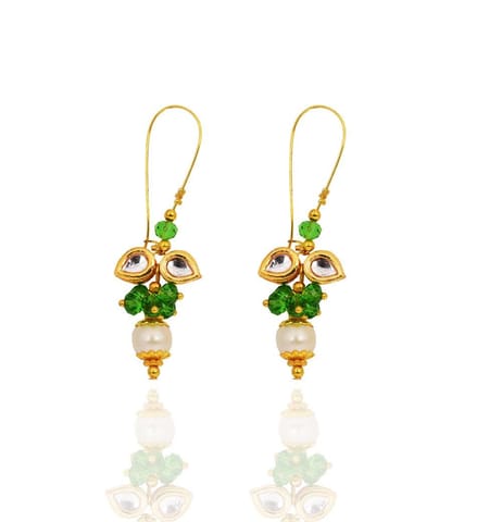 Multicoloured Light & Comfortable to wear Earrings in Gold Plated Silv –  Deccan Jewelry
