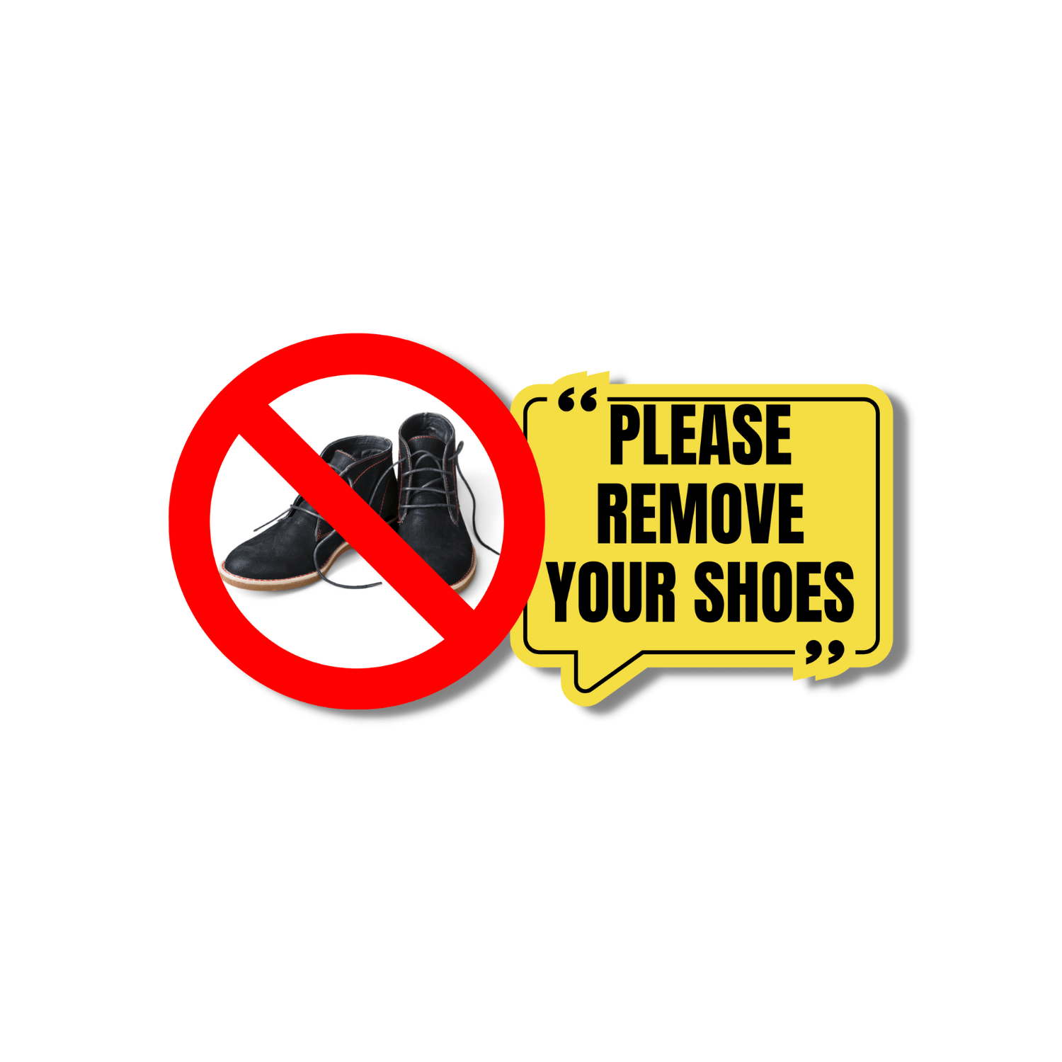 Fancy Shoes Off Please Remove Sign | eBay