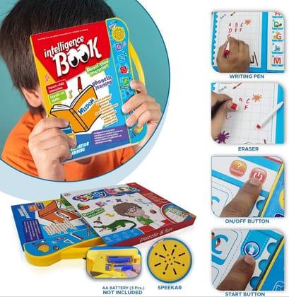 Intelligence E-Book for 3+ Year Kids - Learning Book with Sound, Educational English Reading Book