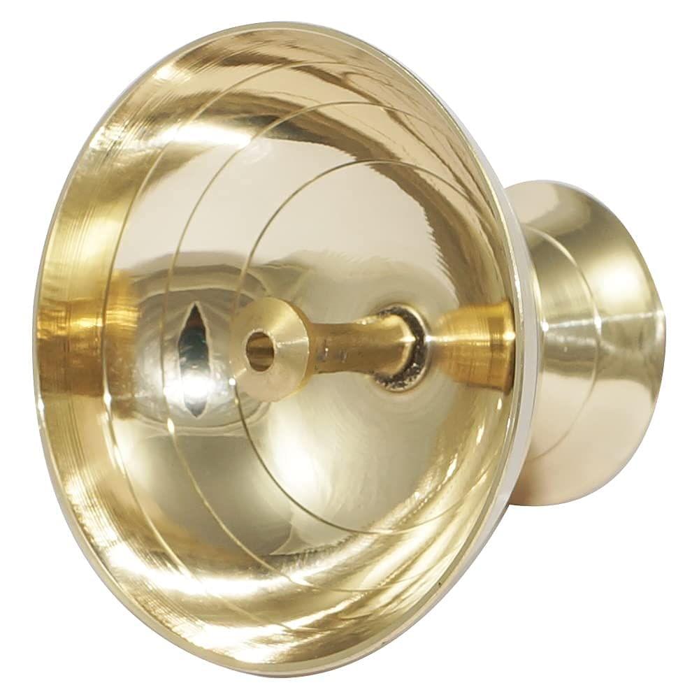 NURAT Brass Diya for Puja Small Size Akhand Jyot Diya for Pooja Heavy Base Brass Akhand Diya for Puja in Medium Size and Spiritual Product in Pital Diya Temple Diya