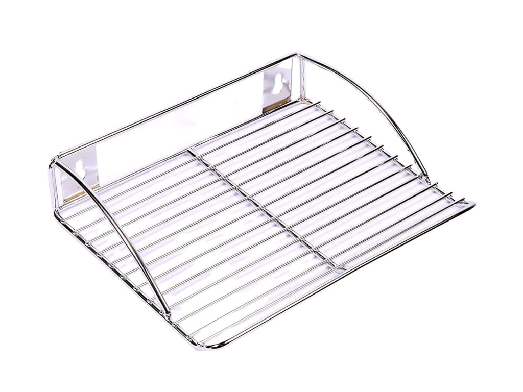 NURATStainless Steel Set Top Box DVD Stand Wall Mount Setup Box Holder Wall Shelf Wi-Fi Router Stand Set top Box Stand