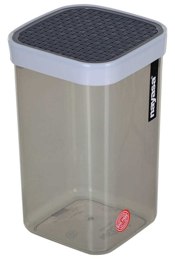 Nayasa Superplast Fusion Plastic Container Set, 1 Litre, Set of 12, Multicolour by Krishna Enterprises