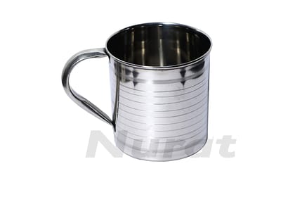 NURAT Stainless Steel Plain Coffee Mug 600ml