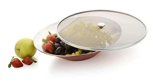 NURATStainless Steel Vessel Milk Bowl Net Cover Multipurpose Strainer for Kitchen and Fruits Milk Food