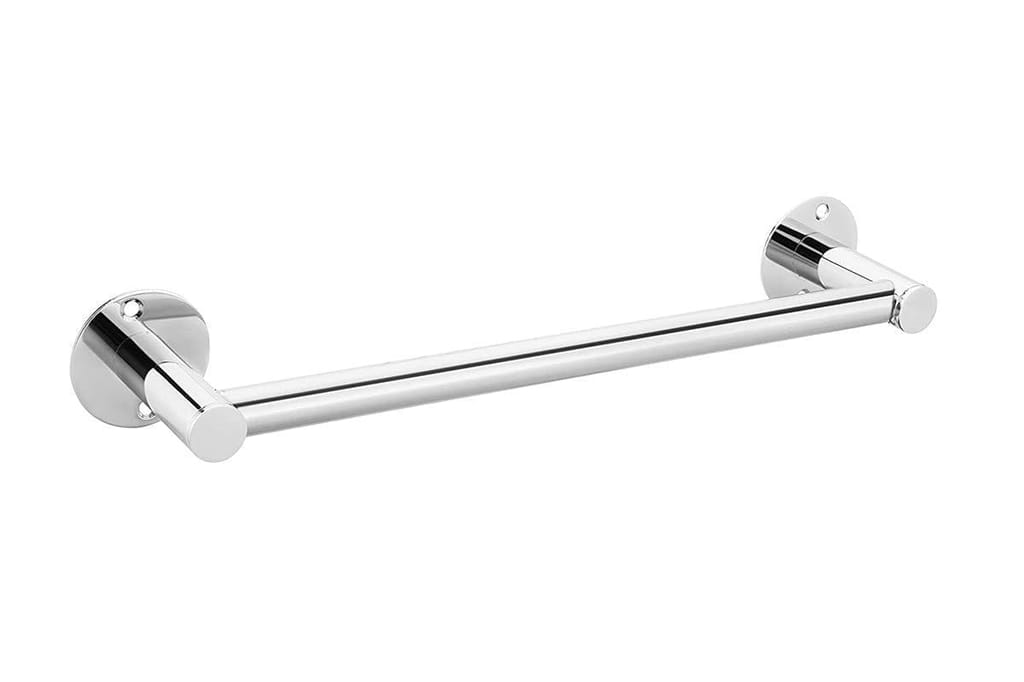 NURAT 12 INCH Stainless Steel Towel Bar | Bathroom Towel Rod Holder | Wall Mounted Hand Towel Rail for Kitchen and Washroom