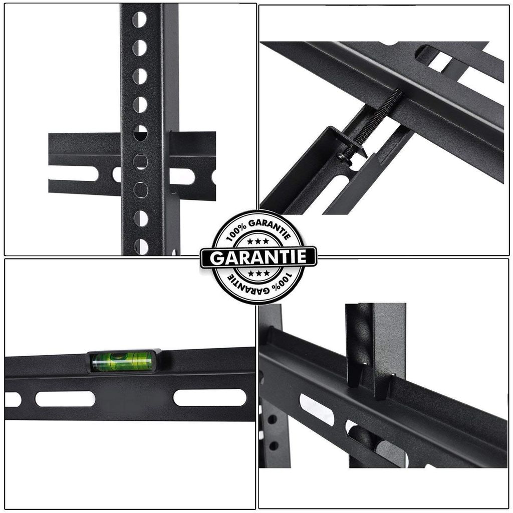 NURAT 14-42" Inch Fixed led Plasma Wall Mount Bracket LCD TV Stand 400 x 400, 30 kg Weight Capacity |Heavy Duty| (Pack of 1)