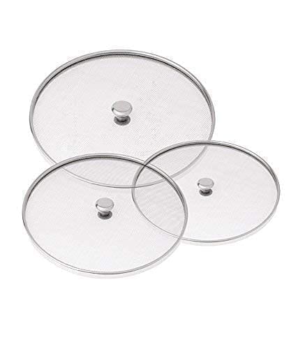 NURATStainless Steel Vessel Milk Bowl Net Cover Multipurpose Strainer for Kitchen and Fruits Milk Food