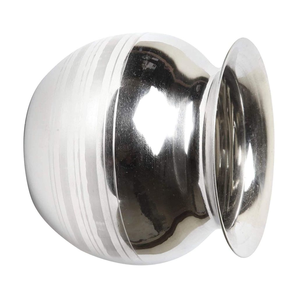 NURAT 750 ML Heavy Stainless Steel Water Storage Lota/Kalash/Chambu/Pongal/Puja/Wedding/Marriage/Karvachauth, Big Size