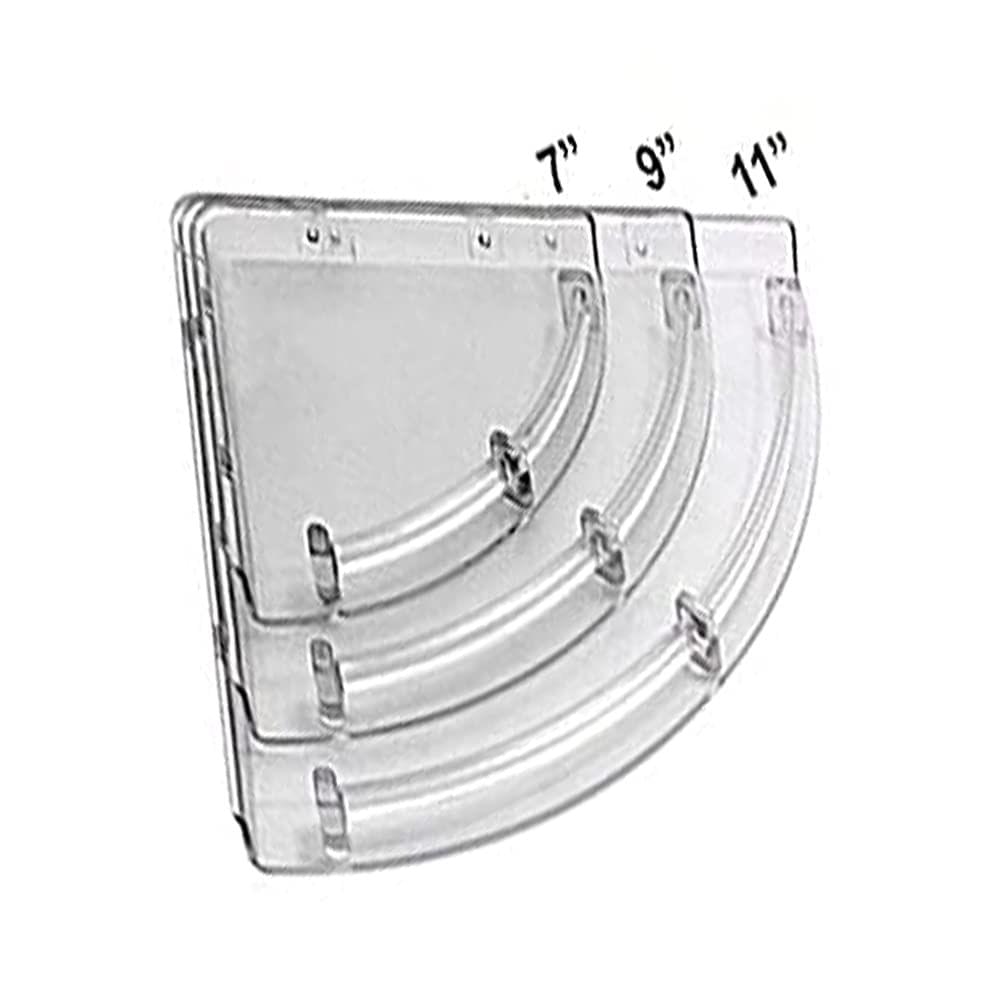 NURAT?Bathroom Corner Shelf Unbreakable 3 Tiers White Corner Set Plastic Bathroom Corner Shelves | Shower Shelf | Kitchen Storage Corner Shelves Shower (Pack of 3)
