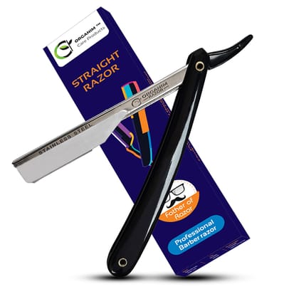 Organim Care Products Barber Straight Razor - Durable and Long-Lasting Shaving Tool