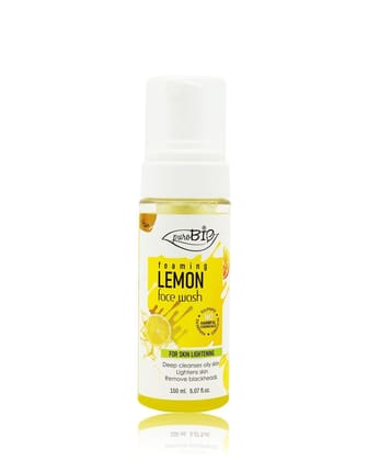 Purobio Lemon Foaming Face Wash - 150ml