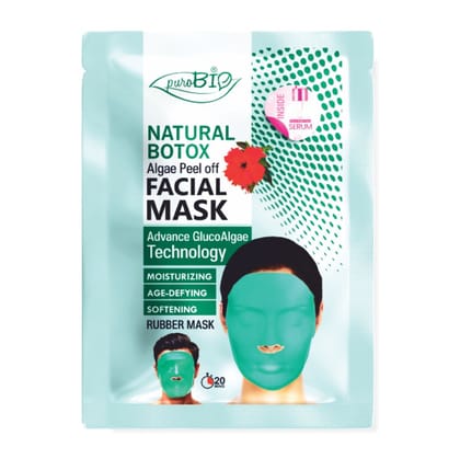 Purobio Natural Botox Glucoalgae Peel Off Facial Mask Kit