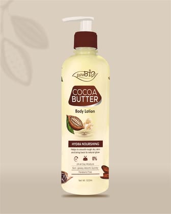 Purobio Cocoa butter Body Lotion with Hydra Nourishing - 500ml
