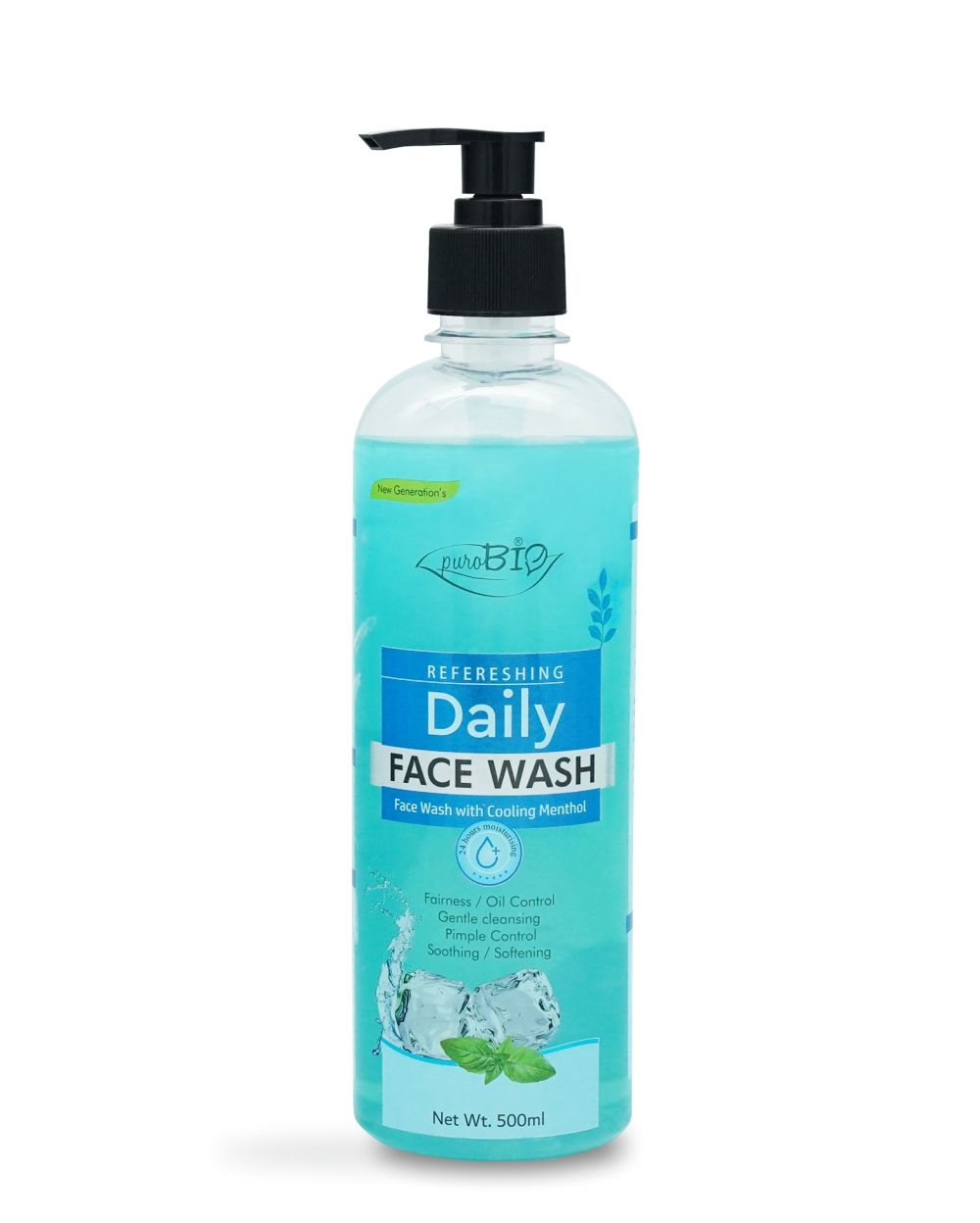 Purobio Refreshing Daily Face Wash - 500ml