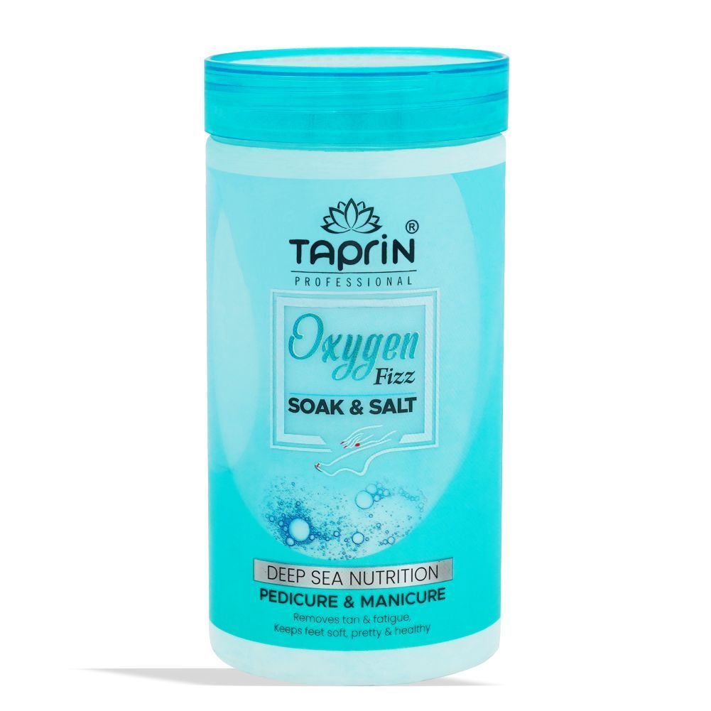 Taprin Oxygen Fizz Soak & Salt Pedicure & Manicure with Deep Sea Nutrition 800g