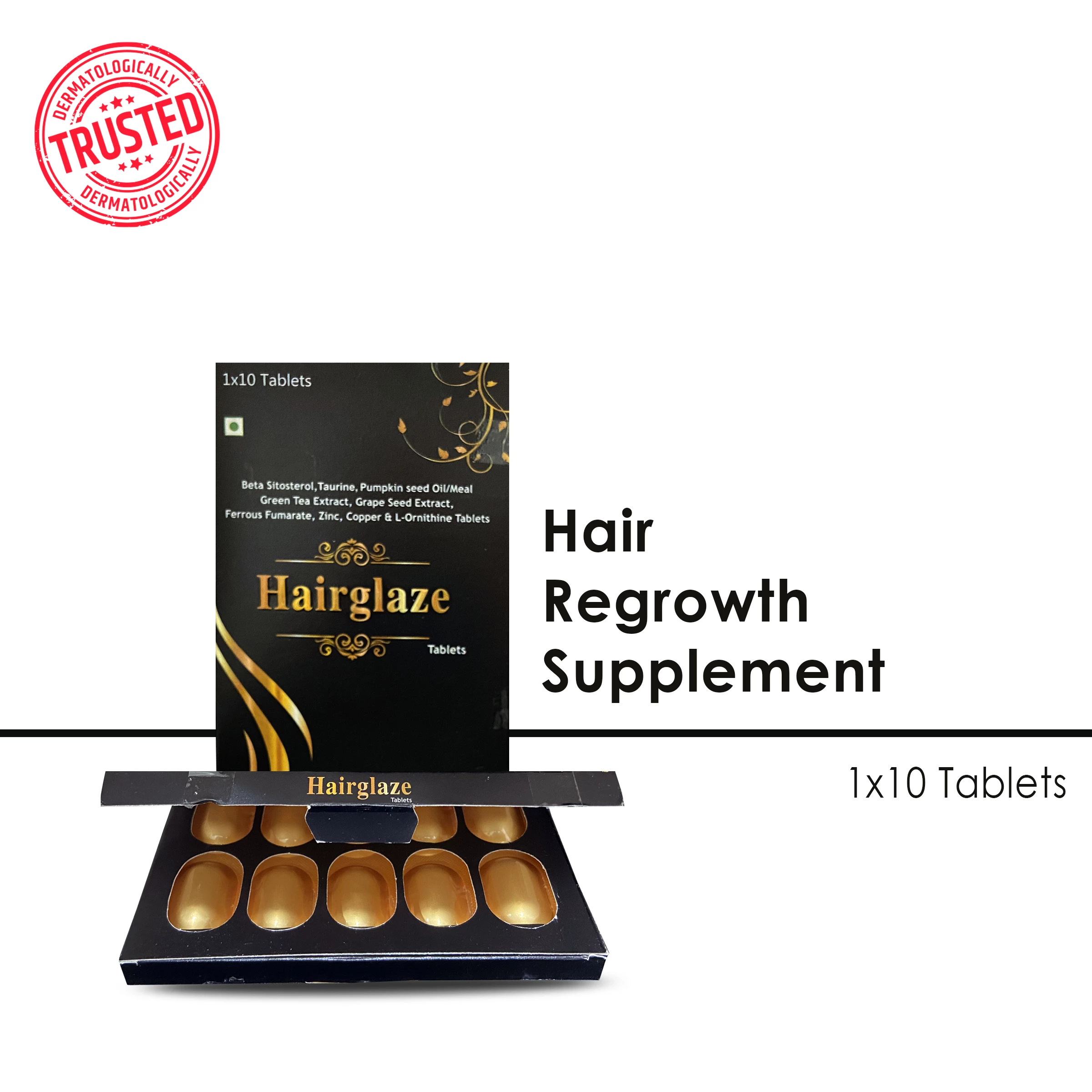 Hairglaze Regrowth Tablet