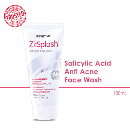 Zitshplas Anti-acne Facewash | 2% Salsphere(Salicylic Acid), Tea tree oil & Pentavitin | 100ml