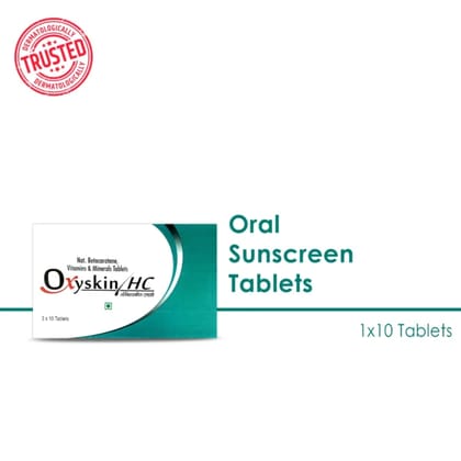 Oxyskin HC oral sunscreen Tablets