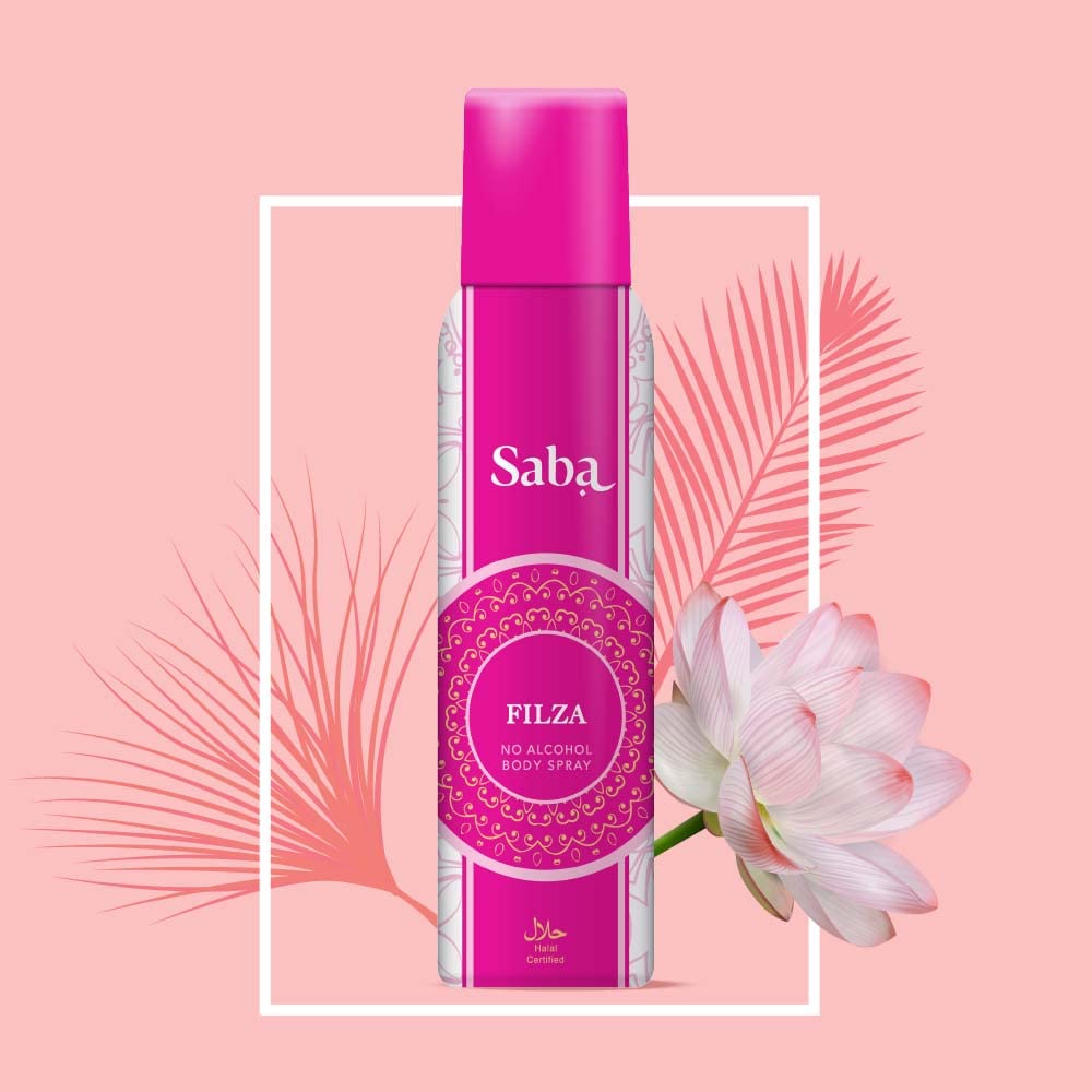SABA Deodorant No Alcohol Body Spray- 150ml