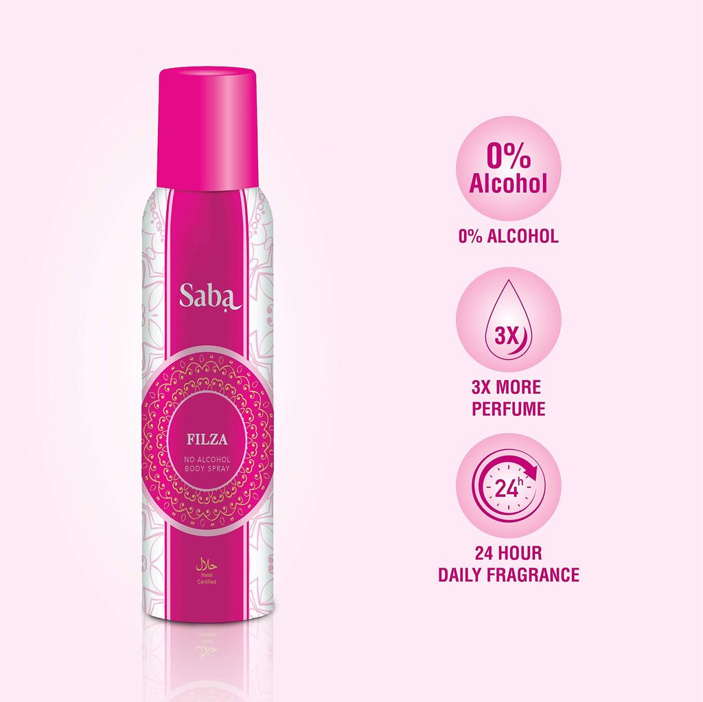 SABA Deodorant No Alcohol Body Spray- 150ml