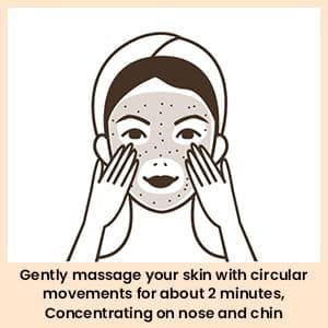 Saba Walnut Scrub | 100 ml | With Natural Powdered Kashmiri walnut shell | Exfoliates and Revitalizes the Skin, Bye Bye Black heads(pack of 3 units)