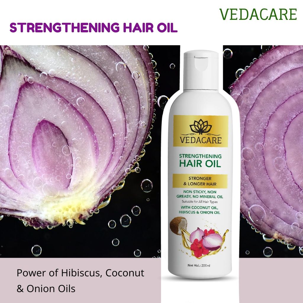 Vedacare Strengthening Hair Oil - |hair__001|