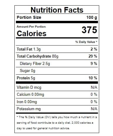Just Organik RICE FLOUR 2 KG (4 X 500 G), 100% Organic Product