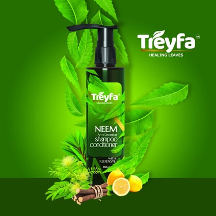 Treyfa Neem shampoo conditioner for anti dandruff, hair growth & hair fall control