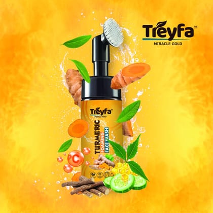 Treyfa turmeric vitamin C face wash
