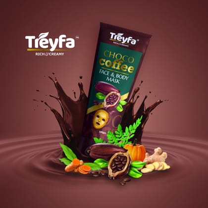 Treyfa Choco coffee face & body mask