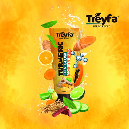 Treyfa Turmeric skin glow moisturizer for intense hydration & nourishment