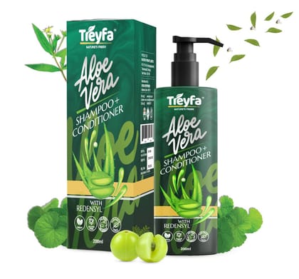 Treyfa Aloevera shampoo conditioner for anti-hair fall & hair growth