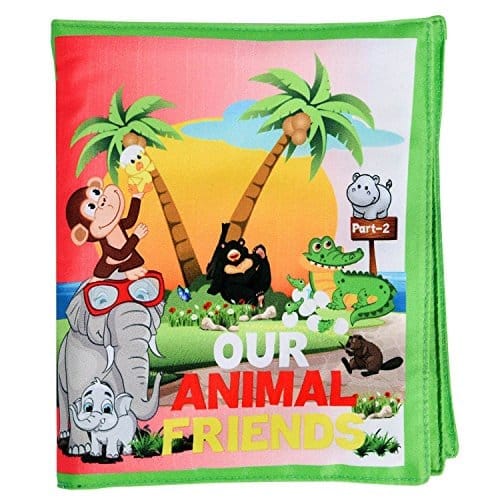 Skyculture� Head Start Series - Animals Book (Part-2) (Fabric Book) [Foam Book] Sunita; Recognition of the name of the animals with its babies and Fabric soft books ,Introducing about the world of our animals friends