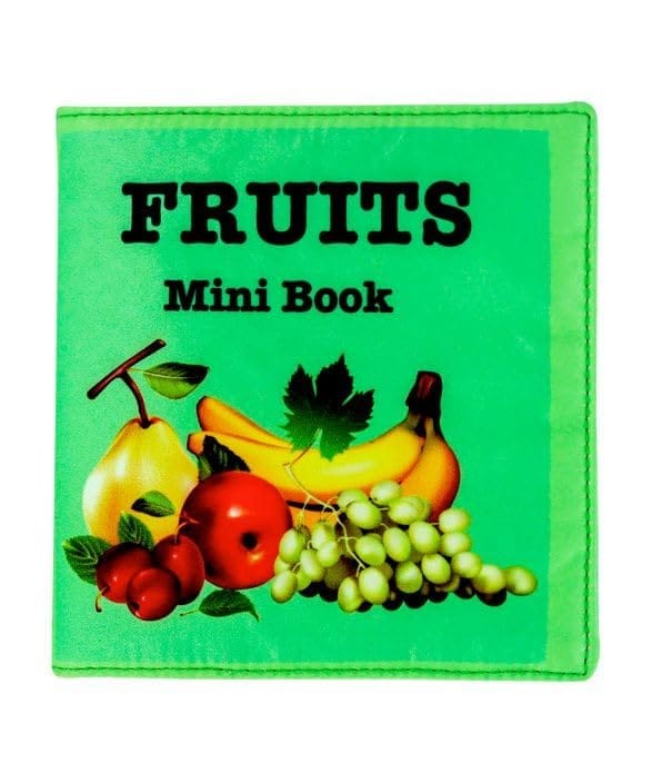 Skyculture� Fruits Name Mini Soft Cloth Book for Babies, Baby Learning Fabric Book, Early Education Toy, Gift for Babies Infants Toddlers Easy to Carry Lightweight and Foldable - Stationery | Buy online on ZillyBuy