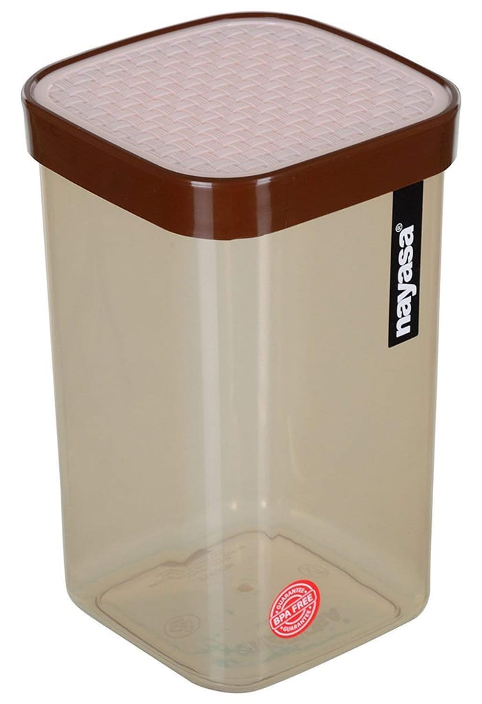 Nayasa Superplast Fusion Plastic Container Set, 1 Litre, Set of 12, Multicolour by Krishna Enterprises