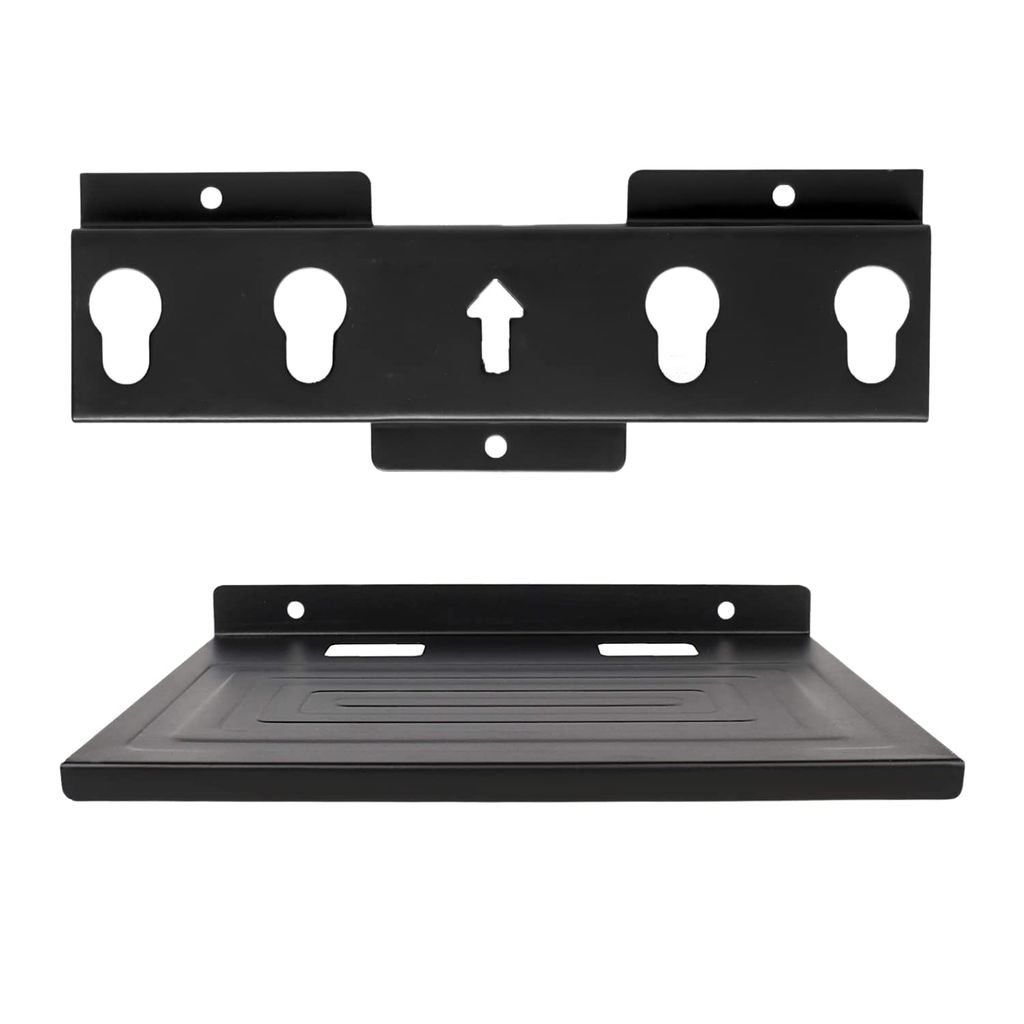 NURATCombo TV Stand Hanger Holder Universal Fixed TV Wall Stand with Set Top Box Self