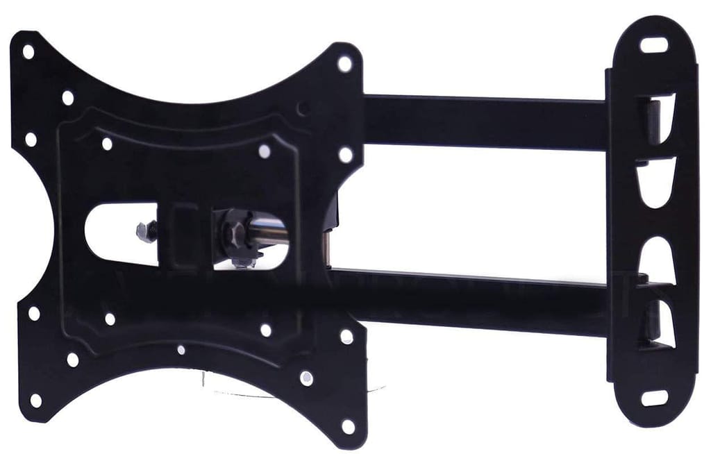 NURAT Heavy Duty TV Wall Mount Stand for 14 to 40 inch LCD/LED/Monitor/Smart TV, Universal Full Motion Rotatable Monitor Wall Mount Bracket (Black-AVE14)