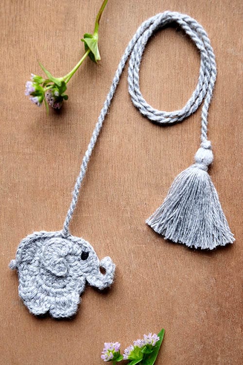 Handmade Elephante bookmark
