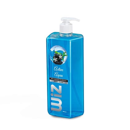 Wiz Active Aqua Classic Body Wash Dispenser Bottle - 900ml